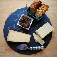 A cheese plate.