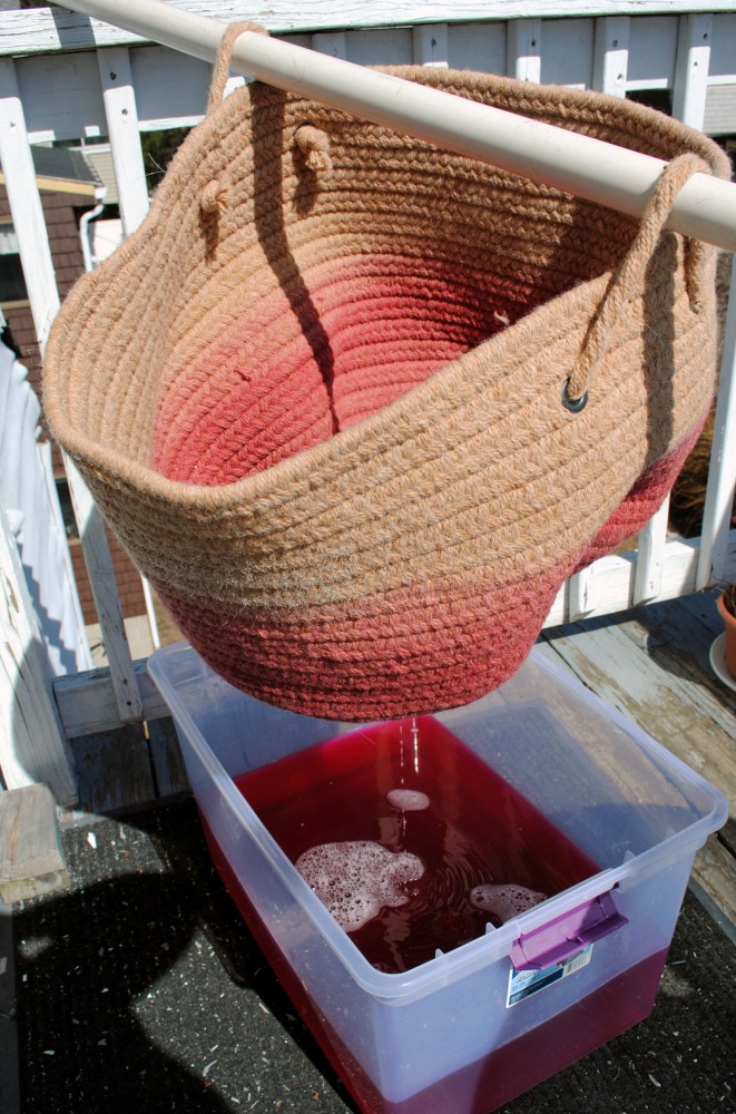 Dip Dye Basket DIY 3