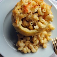 Mac and Cheese Baked Apples.