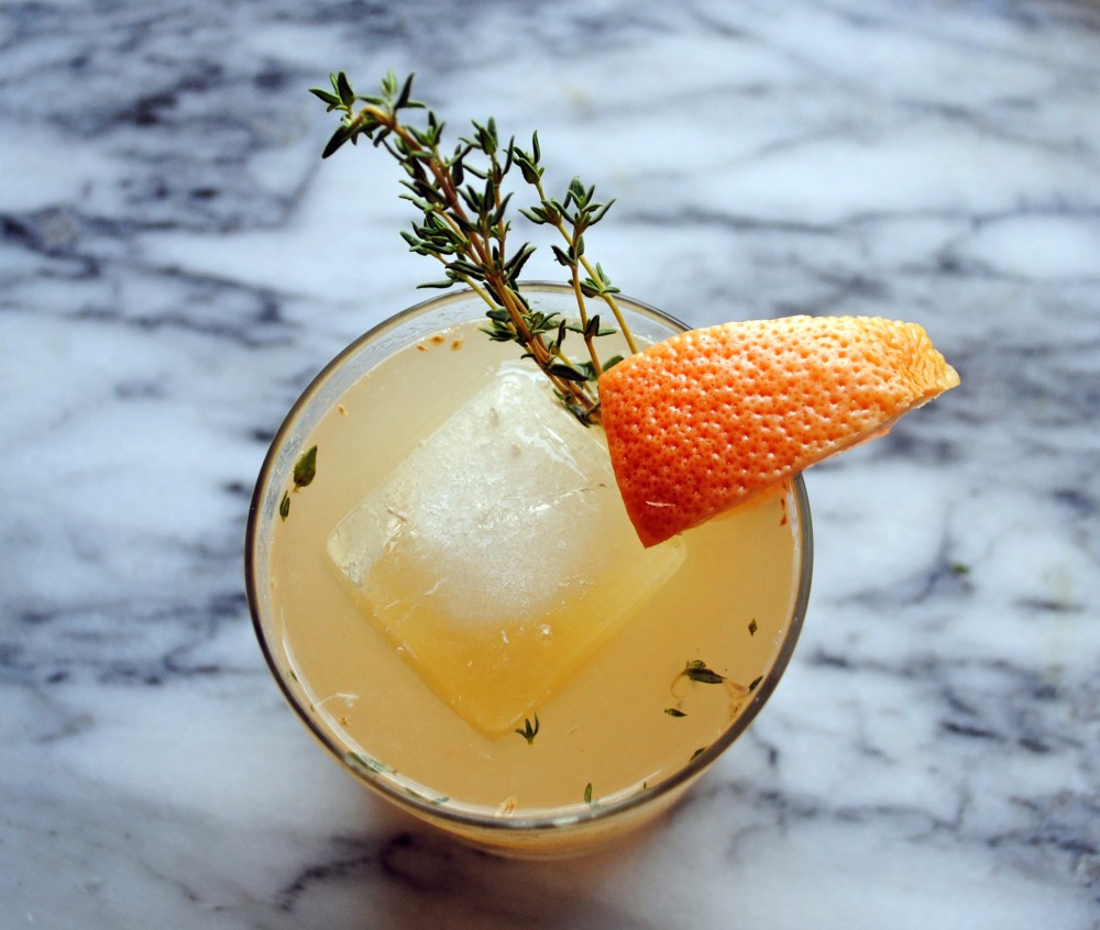 Thyme Grapefruit Punch
