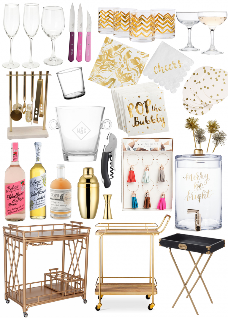 Stocking Your Holiday Bar Cart. DomestikatedLife