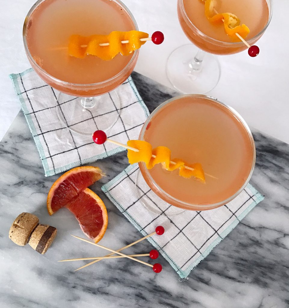 Blood Orange Ginger Cocktails. DomestikatedLife
