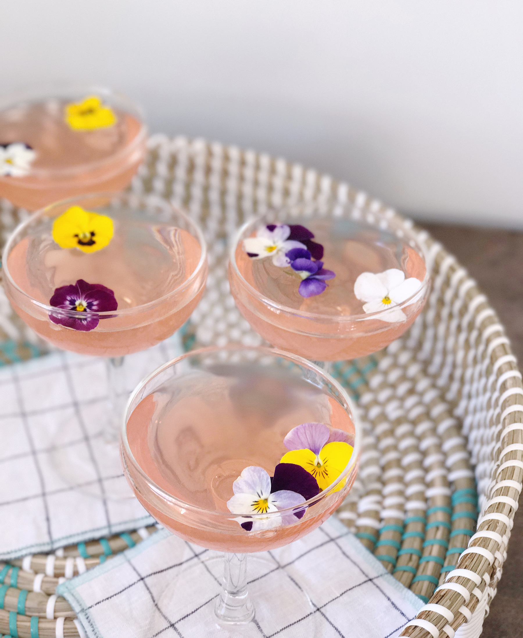 Mother's Day Floral Cocktails. - DomestikatedLife