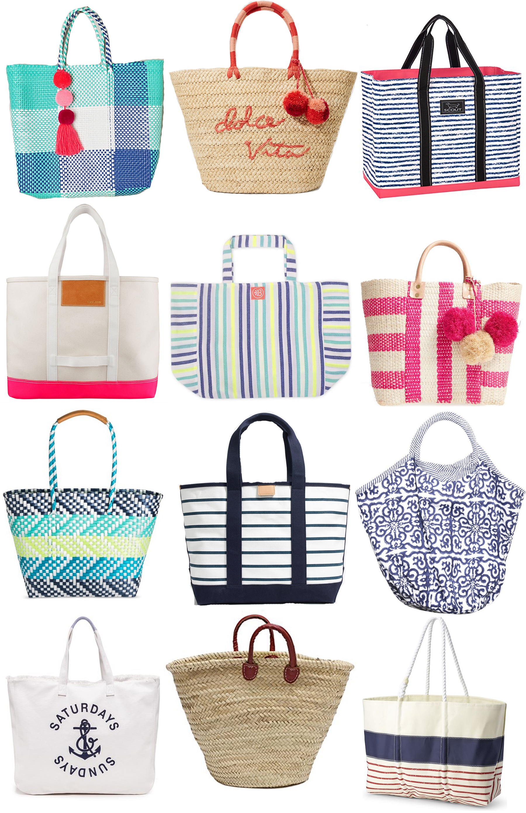 Beach Bags for Summer | Preppy New England Style | Domestikatedlife ...