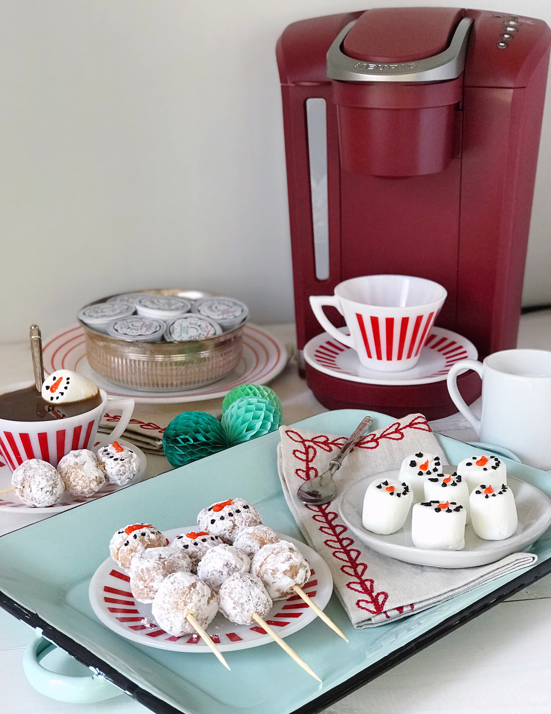 ☕ Christmas Coffee Bar Organization + HiCozy Nugget Ice Maker Review +  Small Coffee Bar Ideas -  in 2023