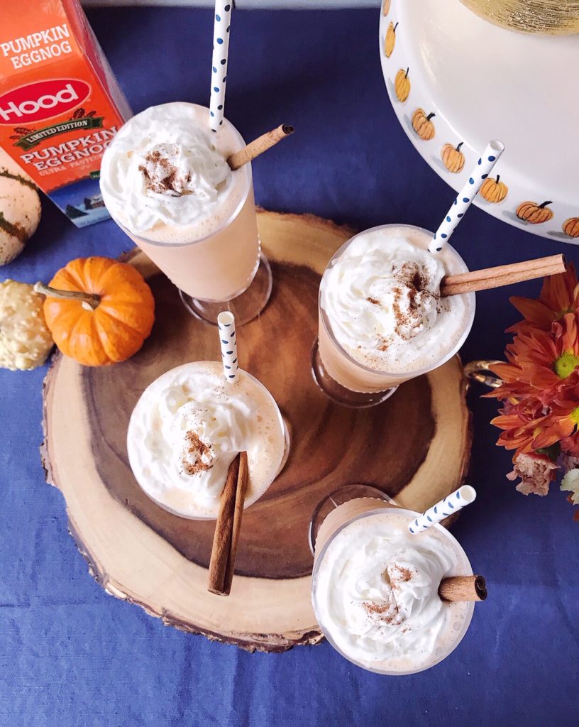 Pumpkin Eggnog Milkshakes. DomestikatedLife