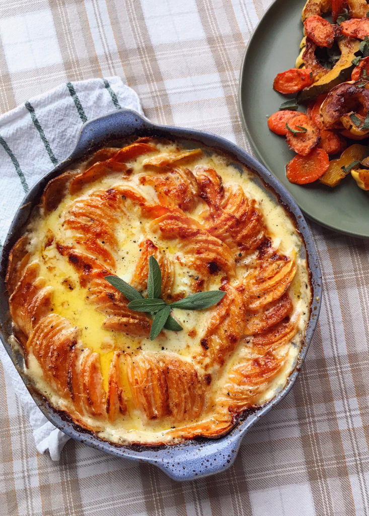 Sweet Potato Gratin. DomestikatedLife