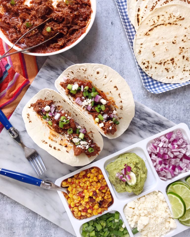 Instant Pot Green Chili Tacos. DomestikatedLife