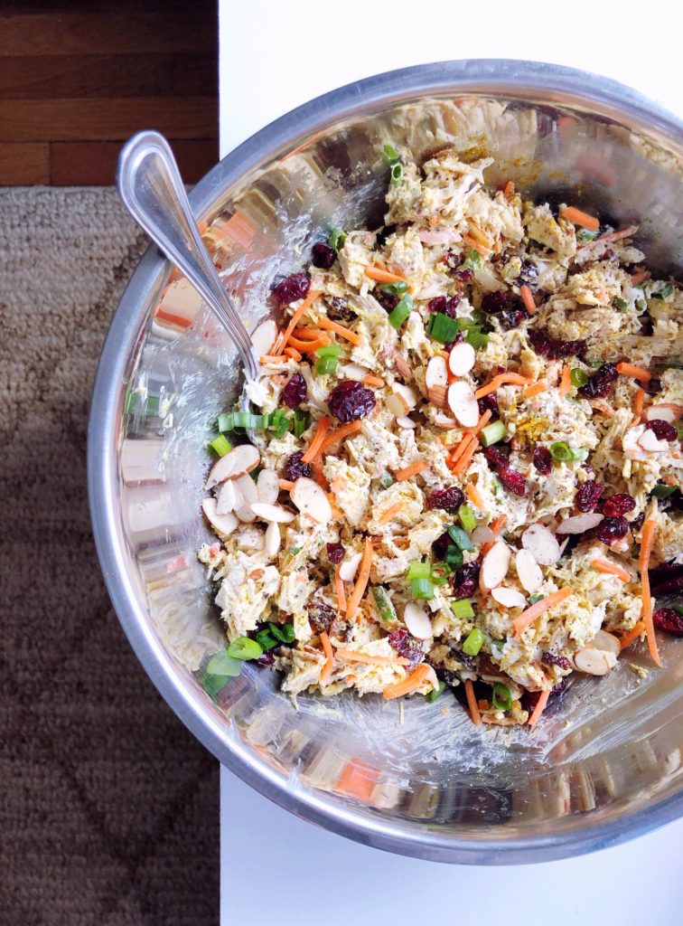 Tarragon Curry Chicken Salad. DomestikatedLife