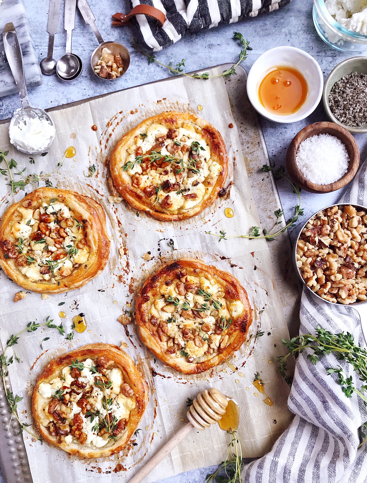 CA Walnut Goat Cheese Tarts 2 DomestikatedLife