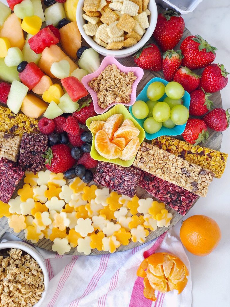 Kid Friendly Snack Time Spread and Toddler Grazing Board Ideas