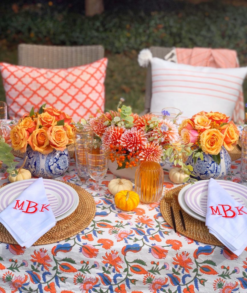 A Colorful Autumn Harvest Tablescape. - DomestikatedLife