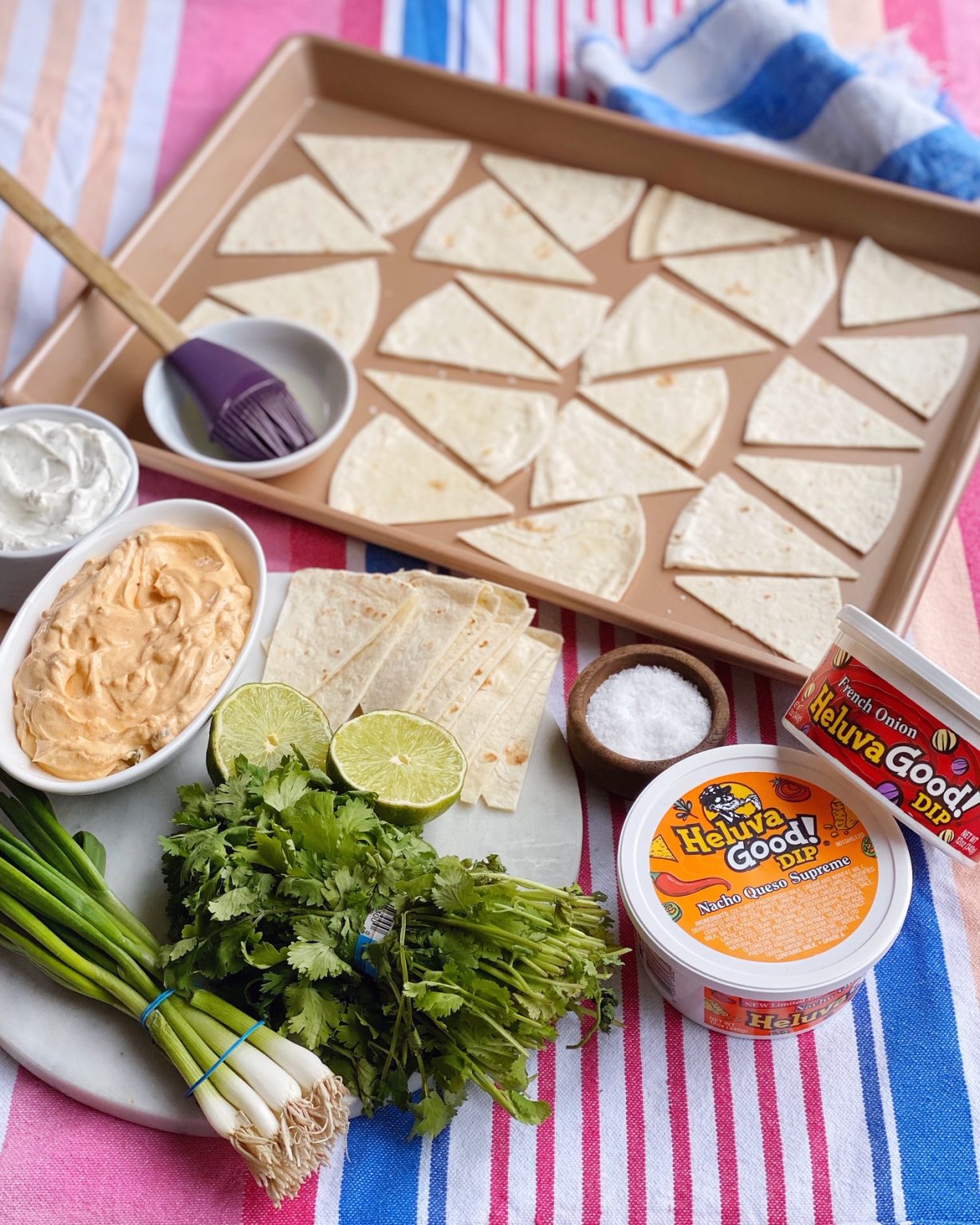Baked Tortilla Chips and Dips. DomestikatedLife