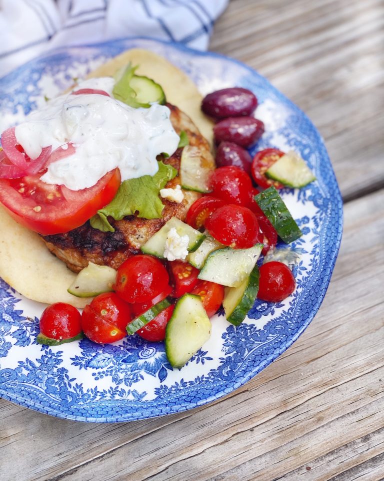Greek Chicken Burgers. DomestikatedLife