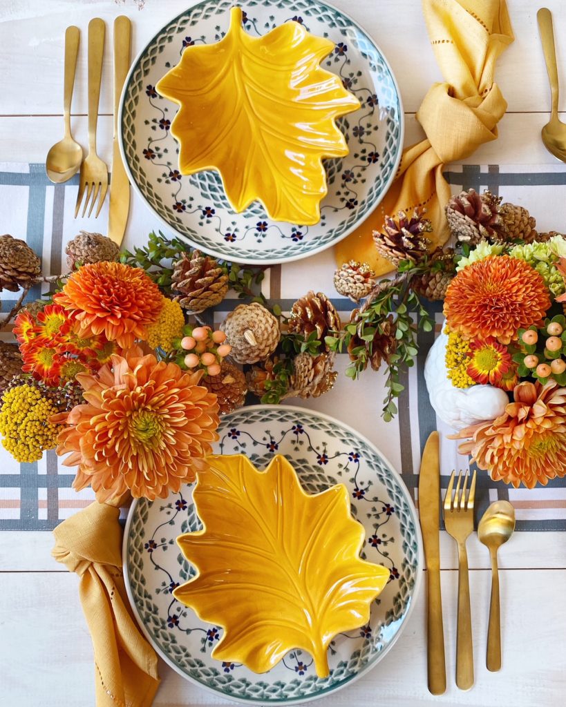 Fall Harvest Thanksgiving Tablescape. - DomestikatedLife