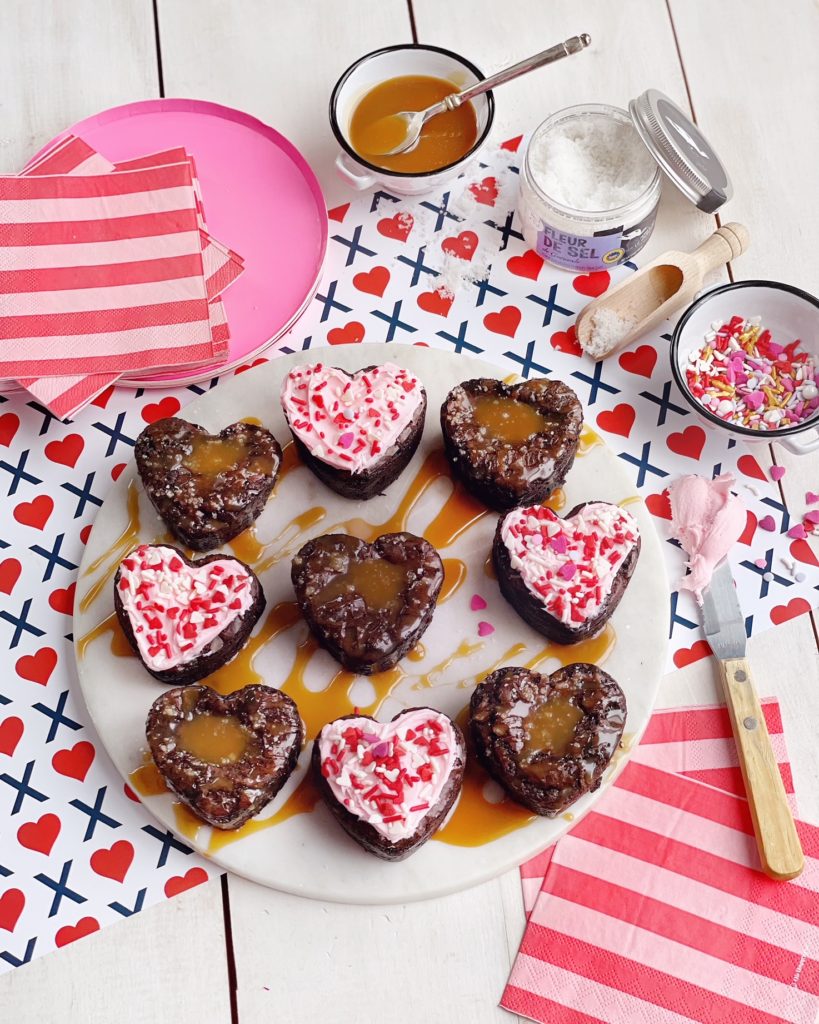 Valentine's Day Brownies - Two Ways. - DomestikatedLife