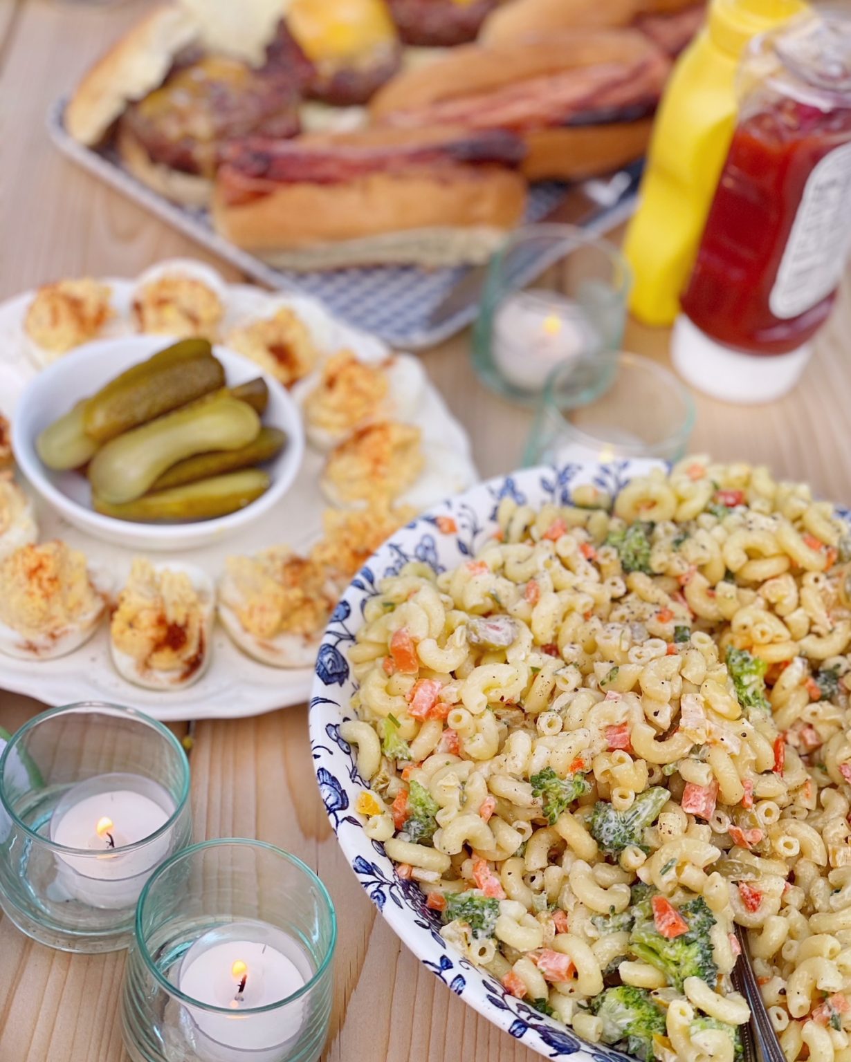 Buttermilk and Herb Macaroni Salad. DomestikatedLife