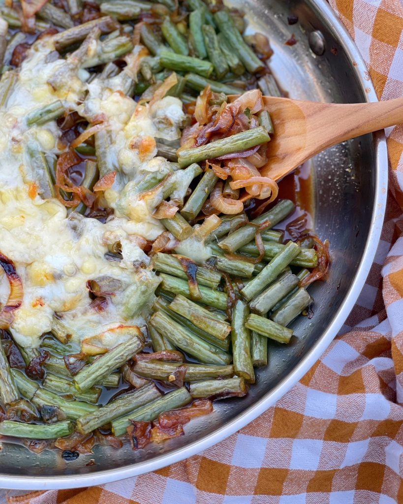 French Onion Soup Style Green Beans. Best Thanksgiving Veggie Recipes