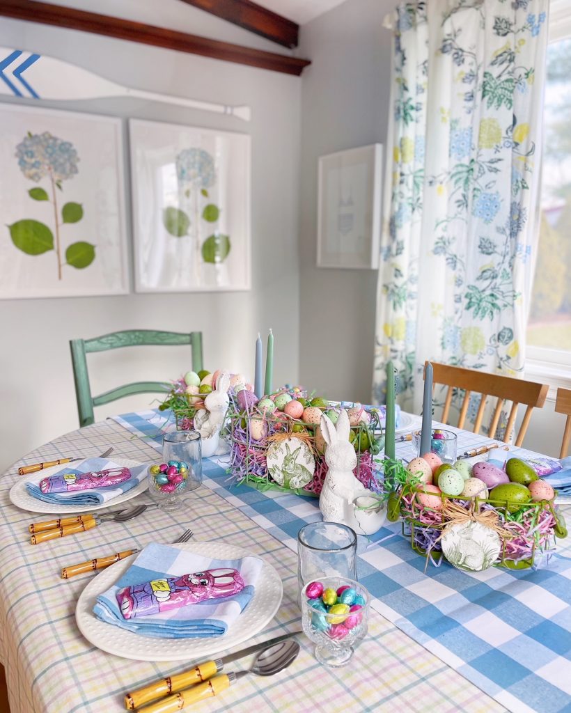 A Festive Family Friendly Easter Table Setting. - DomestikatedLife
