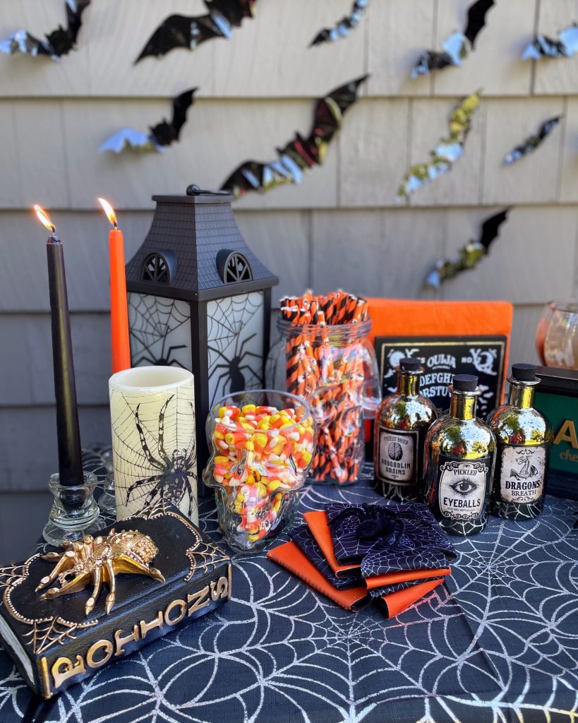 A Spooky Halloween Bar Cart. - DomestikatedLife