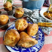 Cheddar Chive Popovers.